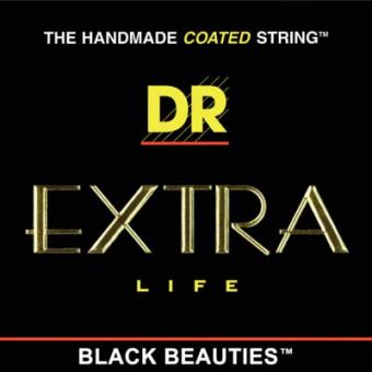 DR BKE-10 Black Beauties 10-46 Saiten Satz für E-Gitarre 