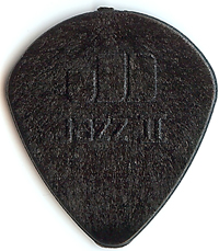 Dunlop Nylon Stiffo Jazz II Plektrum, schwarz 