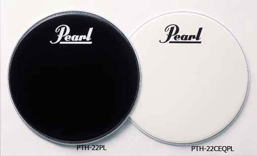 Pearl 20" ProTone Bassdrum Resonanzfell mit Logo, weiss 